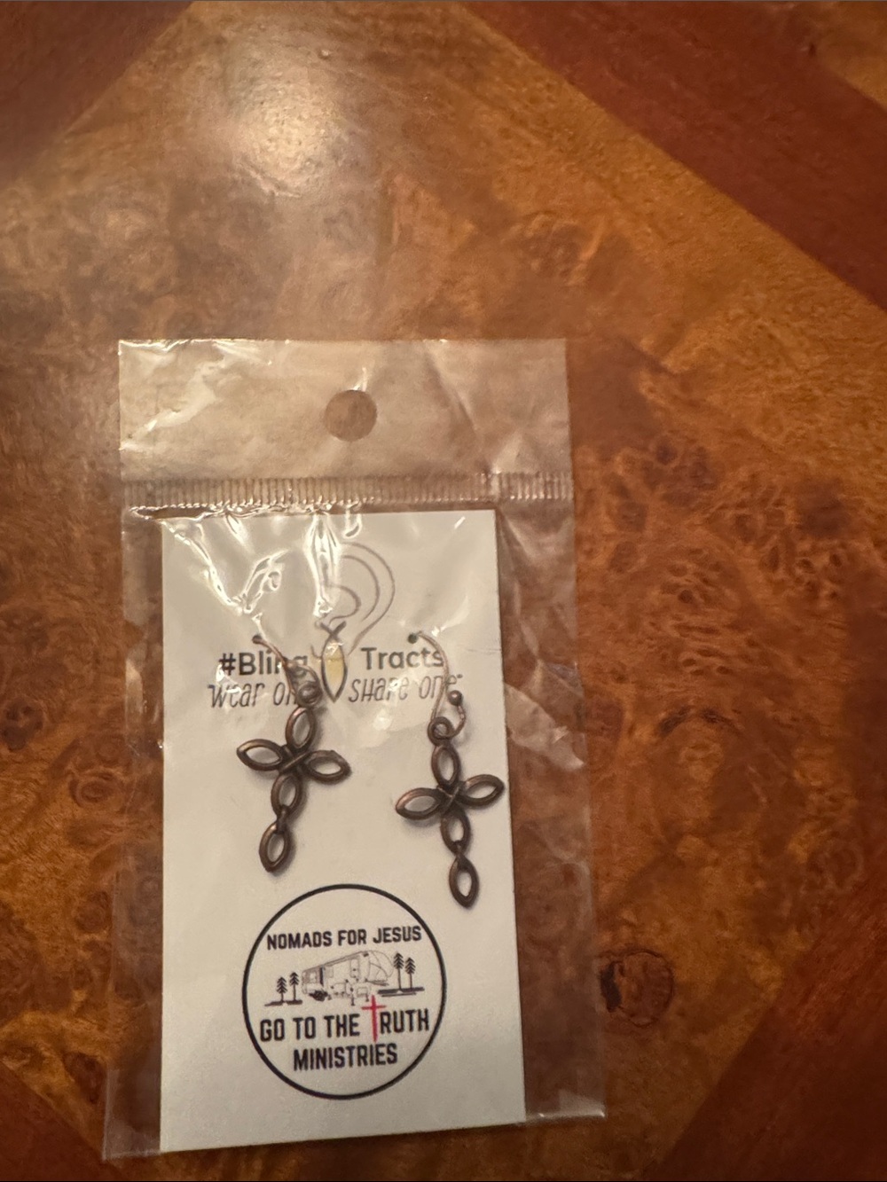 Black Cross Drop Earrings - Religious Women Jewelry